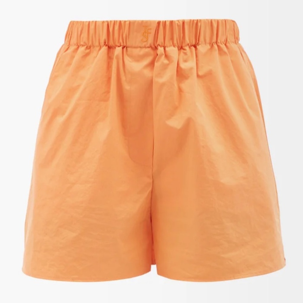 The Frankie Shop Lui organic cotton-poplin shorts